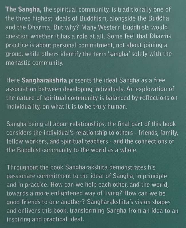 What is the Sangha? The Nature of Spiritual Community | Sangharakshita