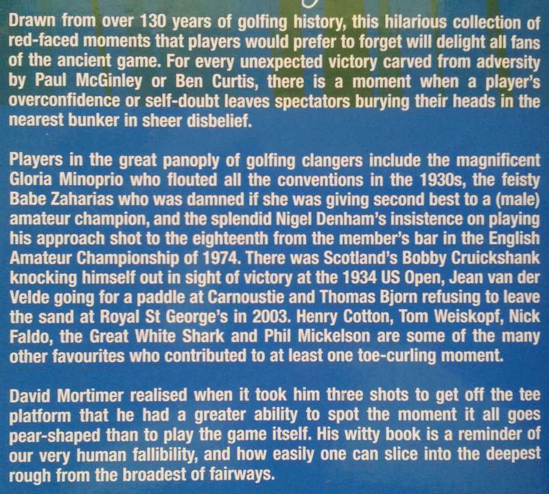 Classic Golf Clangers | David Mortimer