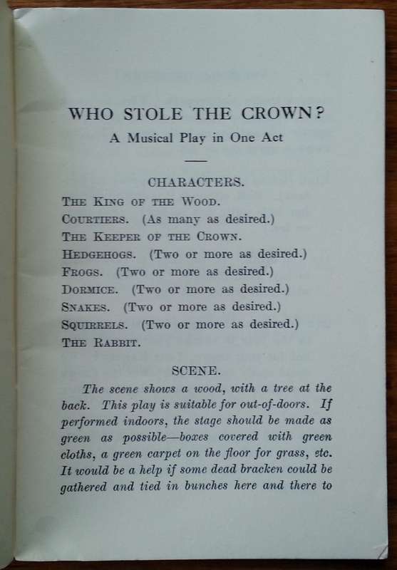 Who Stole the Crown? A Musical Play for Juniors in One Act | Enid Blyton