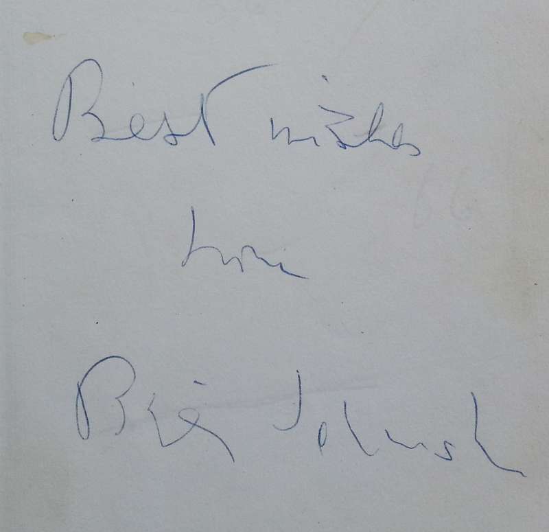Rain Stops Play (Inscribed by Author) | Brian Johnston