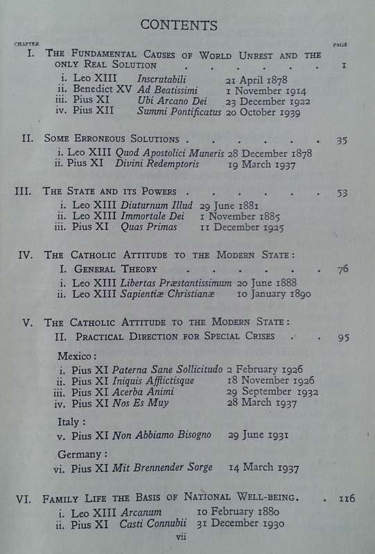 The Popes' New Order: A Systematic Summary of the Social Encyclicals and Addresses, from Leo XIII...