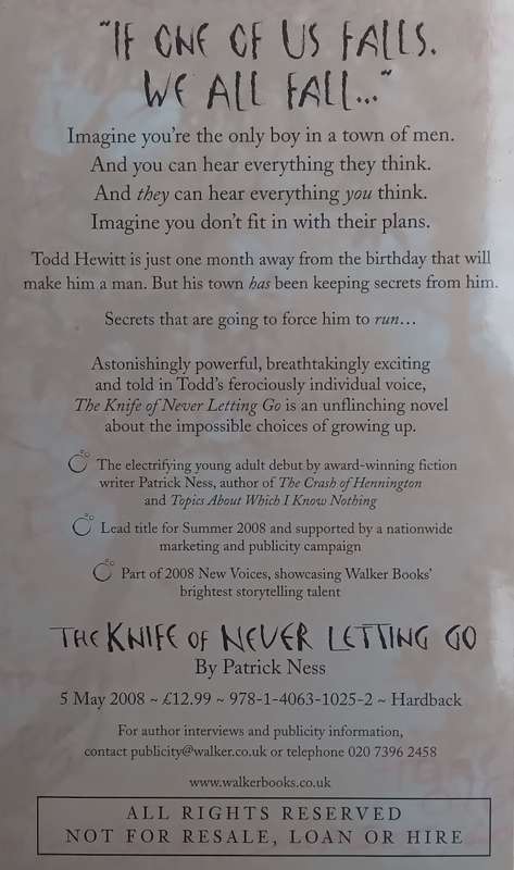 The Knife of Never Letting Go (Proof Copy) | Patrick Ness