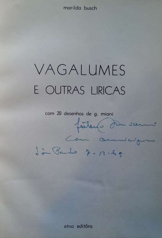 Vagalumes e Outras Liricas (Spanish) | Marilda Busch