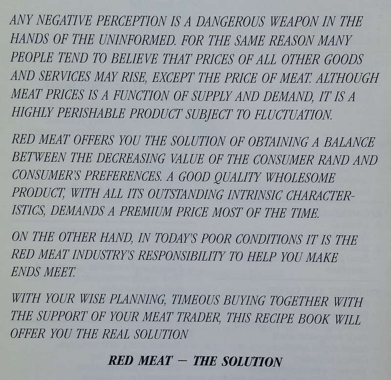 Red Meat: The Solution! (Dual Language Afrikaans/English Edition)