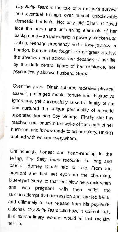 Cry Salty Tears | Dinah O'Dowd