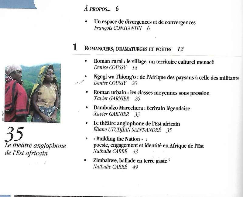 Notre Librairie n 152 | adpf.