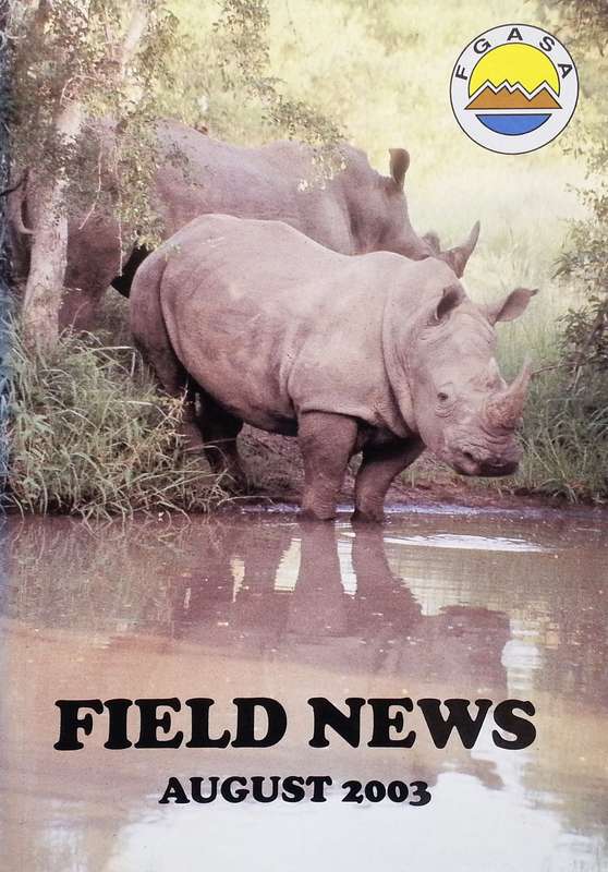 Field News, August 2003 | Grant Hine