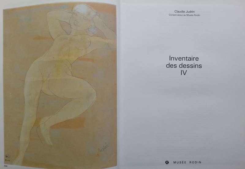 Inventaire des Dessins IV (French) | Claudie Judrin