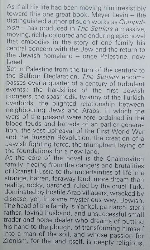 The Settlers | Meyer Levin