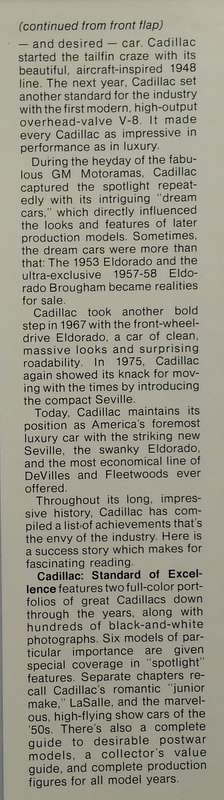Cadillac: Standard of Excellence