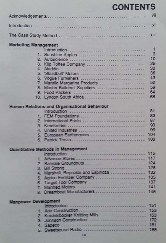 Cases in South African Business Management | John Simpson & Kate Jowell
