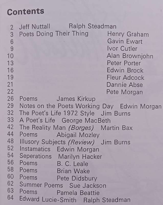 Ambit: A Quarterly of Poems, Short Stories, Drawings and Criticism (1972-1973, Nos. 52-56)
