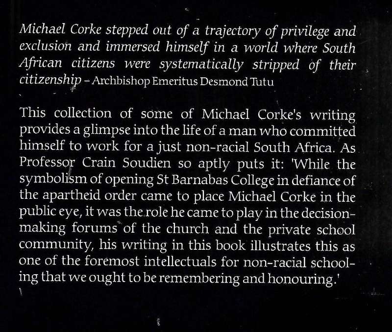 Warrior for Education (Facets from the thinking of Michael Corke) | Michael Corke, Mark Potterton