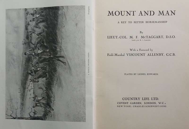 Mount and Man: A Key to Better Horsemanship | M. F. McTaggart