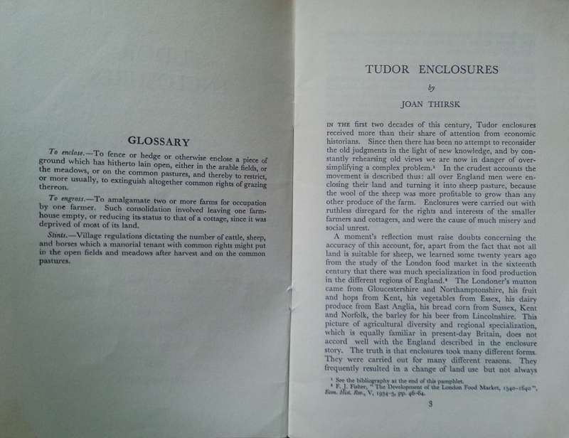 Tudor Enclosures | Joan Thirsk
