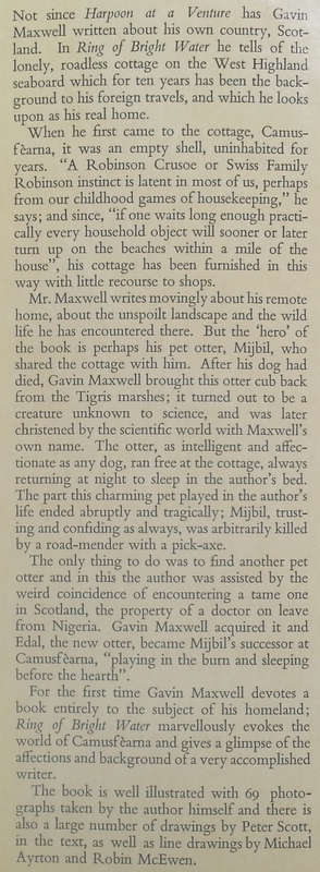 Ring of Bright Water | Gavin Maxwell