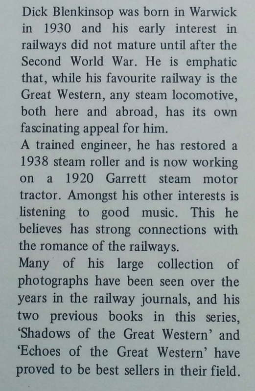Shadows of the Great Western | R. J. Blenkinsop