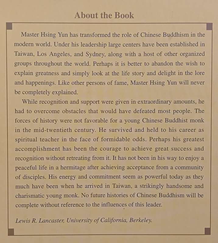 Handing Down the Light: The Biography of Venrable Master Hsing Yun | Fu Chi-Ying