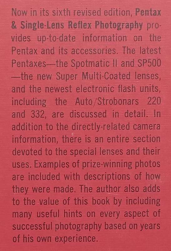 Pentax & Single-Lens Photography | Robert Fuhring
