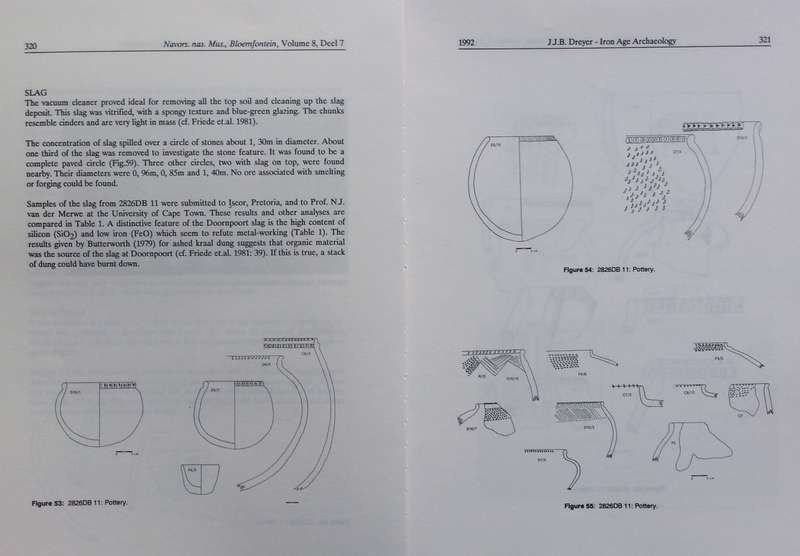The Iron Age Archaeology of Doornpoort, Winburg, Orange Free State (Inscribed by Author) | J. J. ...