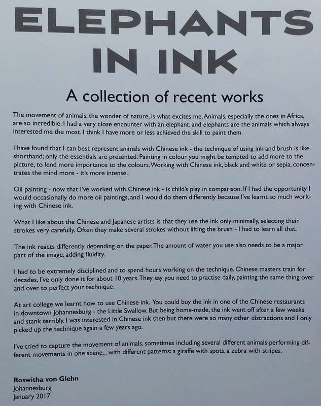 Elephants in Ink | Roswitha von Glehn