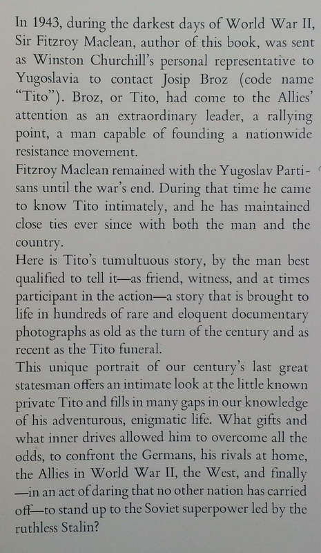 Tito: A Pictorial Biography | Fitzroy Maclean