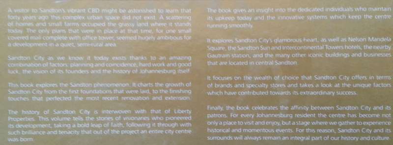 Sandton City: Dreams of the Past Become the Realities of the Future