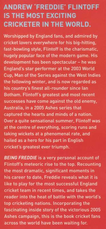 Being Freddie: My Story So Far | Andrew Flintoff