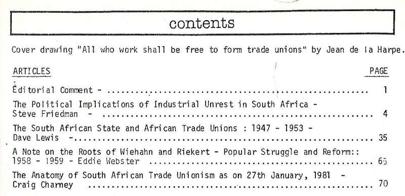 Africa Perspective (No. 18, 1981)