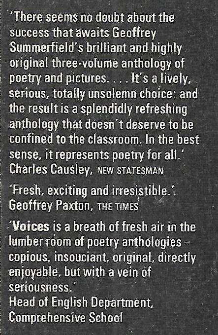 Voices: An Anthology of Poetry and Pictures (Book 3) | Geoffrey Summerfield (Ed.)