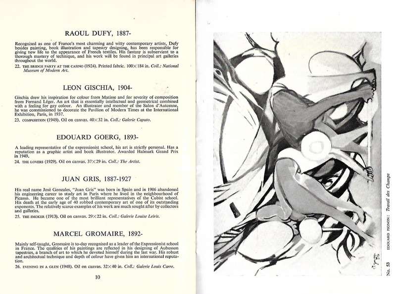 Exhibition of Contemporary French Art (Catalogue)