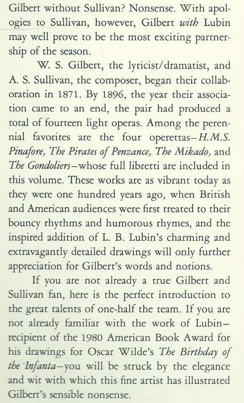 Gilbert Without Sullivan | W. S. Gilbert & L. B. Lubin