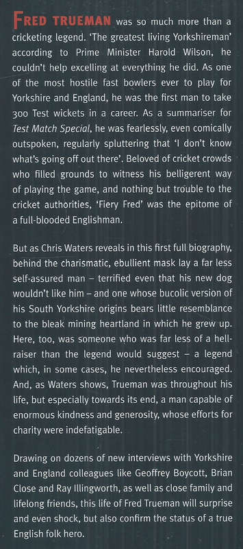 Fred Trueman: The Authorised Biography | Chris Waters
