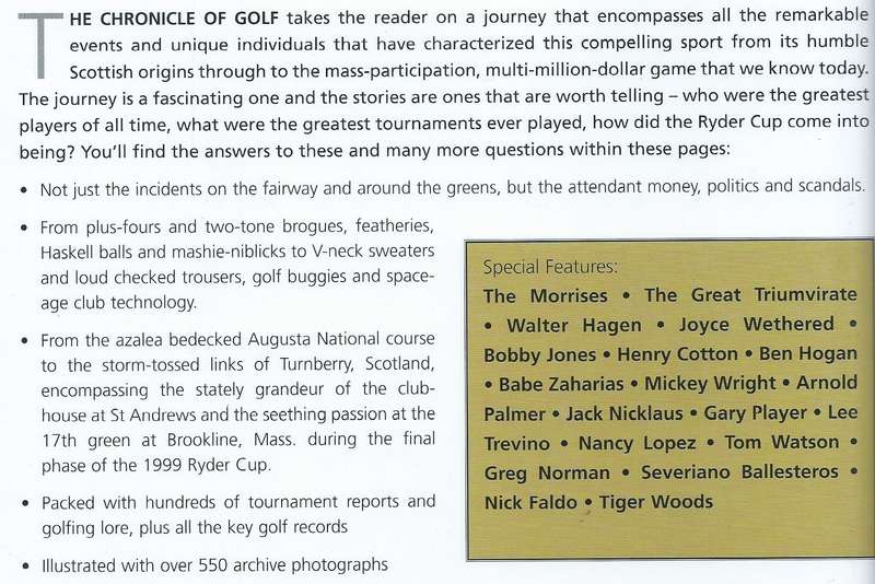 The Chronicle of Golf | Ted Barrett