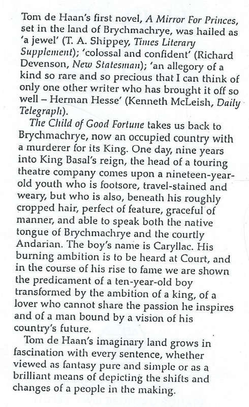 The Child of Good Fortune (Proof Copy) | Tom de Haan