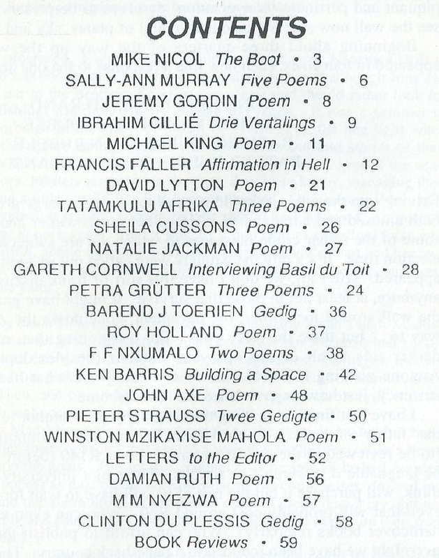 Upstream: A Quarterly Magazine of the Arts (Vol. 7, No. 2, Winter 1989)