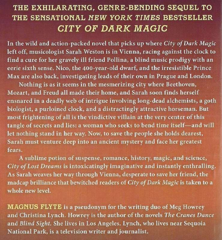 City of Lost Dreams (Proof Copy) | Magnus Flyte
