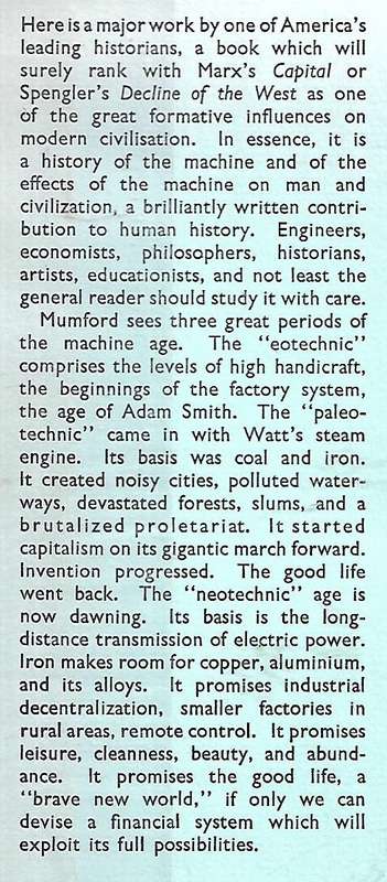 Technics and Civilization | Lewis Mumford