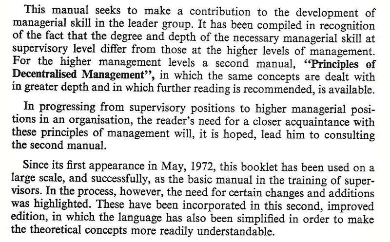 Principles of Decentralised Management (Supervisor's Manual, Second Edition) | W. J. de Villiers