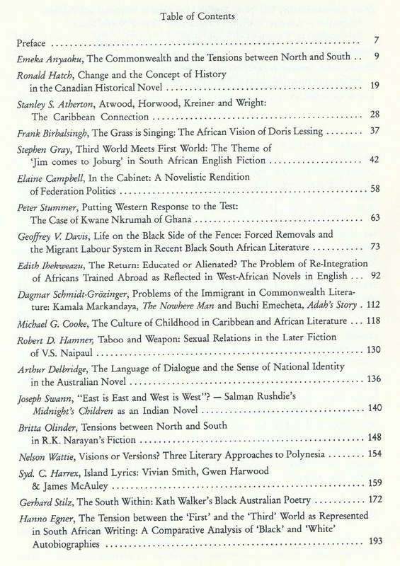 Tensions Between North and South: Studies in Modern Commonwealth Literature and Culture | Edith M...