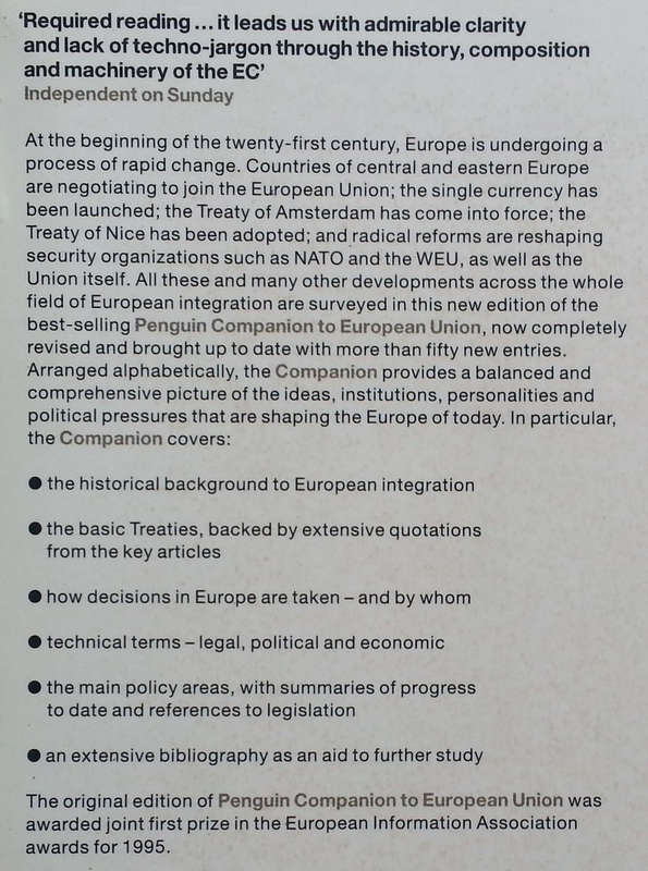 The Penguin Guide to the European Union (Third Edition) | Timothy Bainbridge