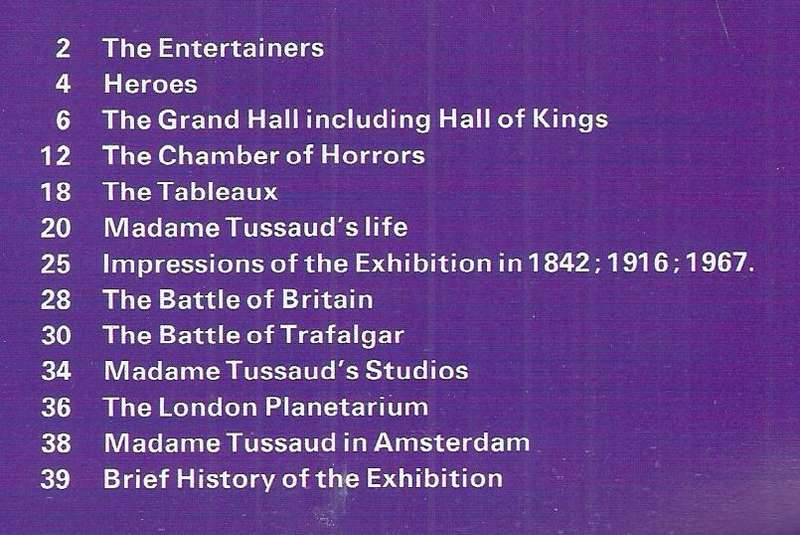 Madame Tussaud's (Souvenir Booklet)