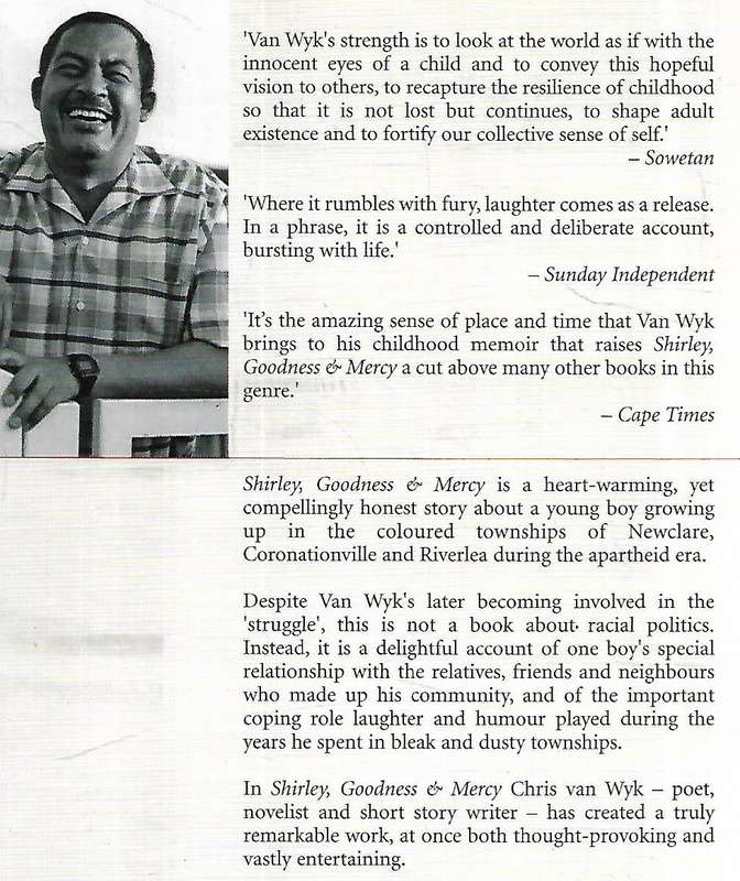 Shirley, Goodness & Mercy: A Childhood Memoir (Inscribed by Author) | Chris van Wyk