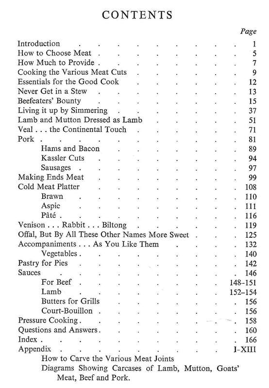 Meat on the Menu | Lesley Faull