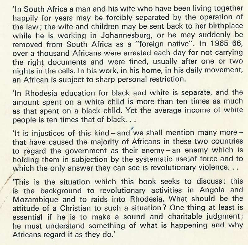Violence in Southern Africa: A Christian Assessment