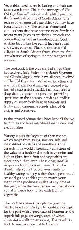The Old Cape Farmstall Cookbook | Judy Badenhorst, Glenda Moody & Sarah Seymour