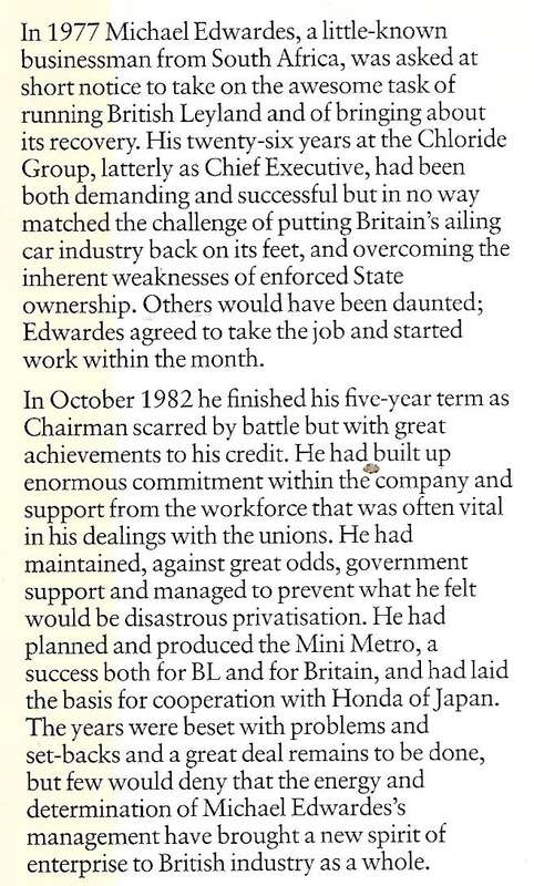 Back from the Brink | Michael Edwards