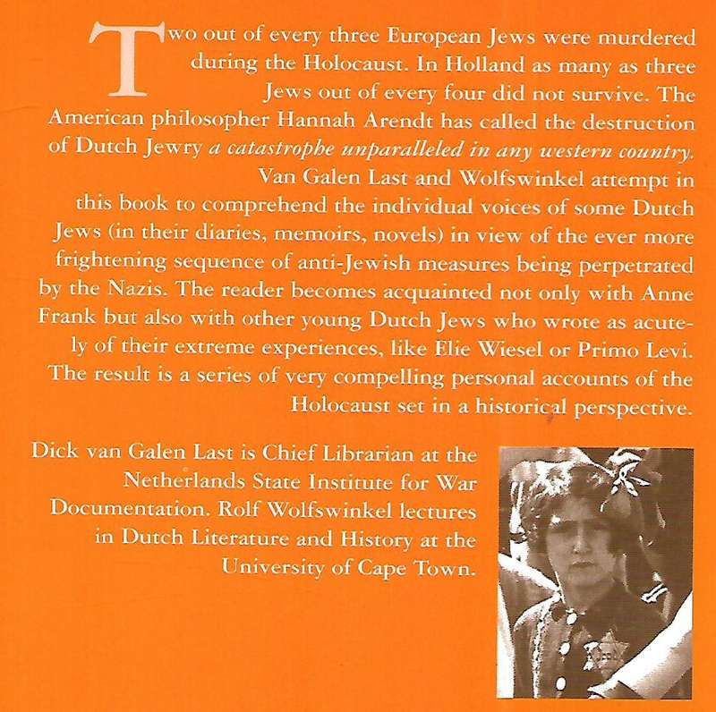 Anne Frank and After: Dutch Holocaust Literature in Historical Perspective | Dick van Galen & Rol...