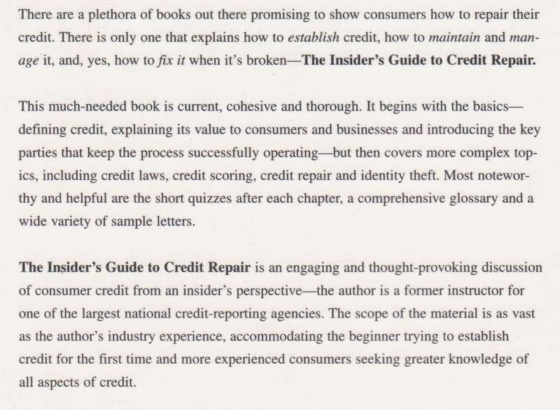The Insider's Guide to Credit Repair | K. E. Varner
