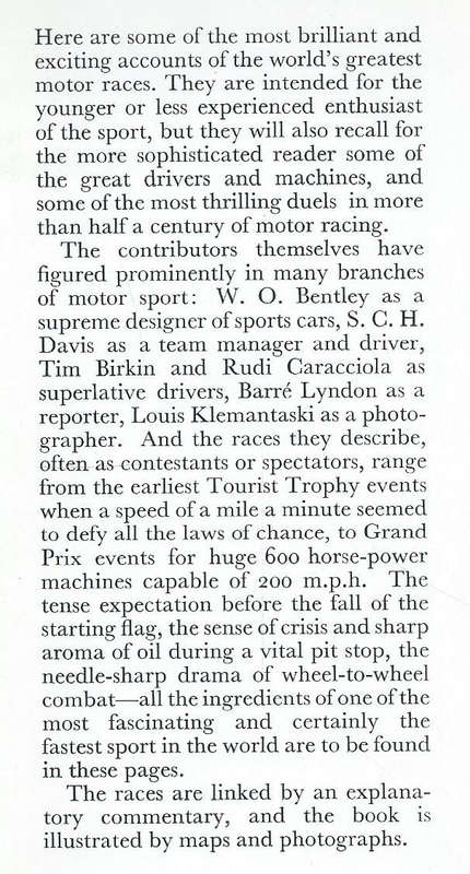 Great Motor Races | Bruce Carter (Ed.)